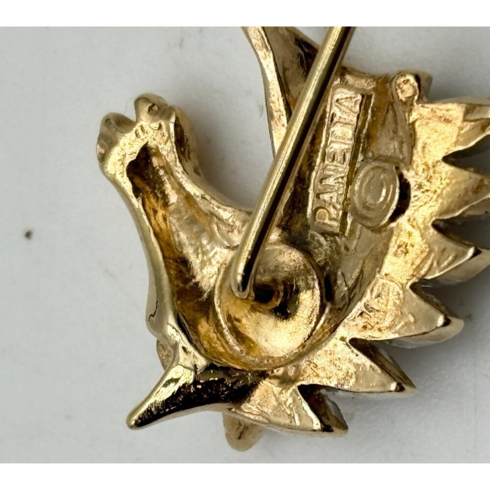 1960s Panetta Pave Rhinestone Crystal Horse Head Stick Pin-Signed-RARE-NOS - Picture 10 of 10